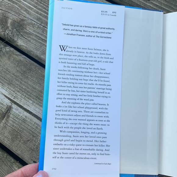 The Lovely Bones Hardcover Book by Alice Sebold - Picture 4 of 5